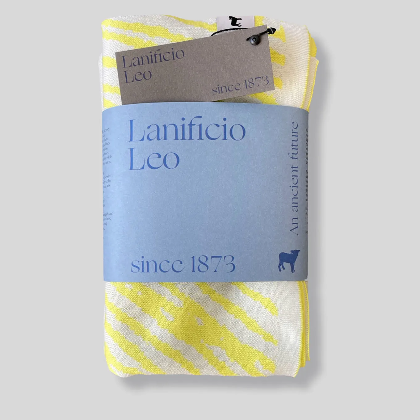 Coperta Tratto Bio giallo neon e bianco di Emilio Salvatore Leo