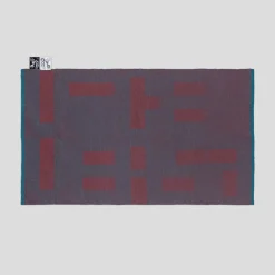 Coperta Viceversa Rossa e Blu in Lana Merino