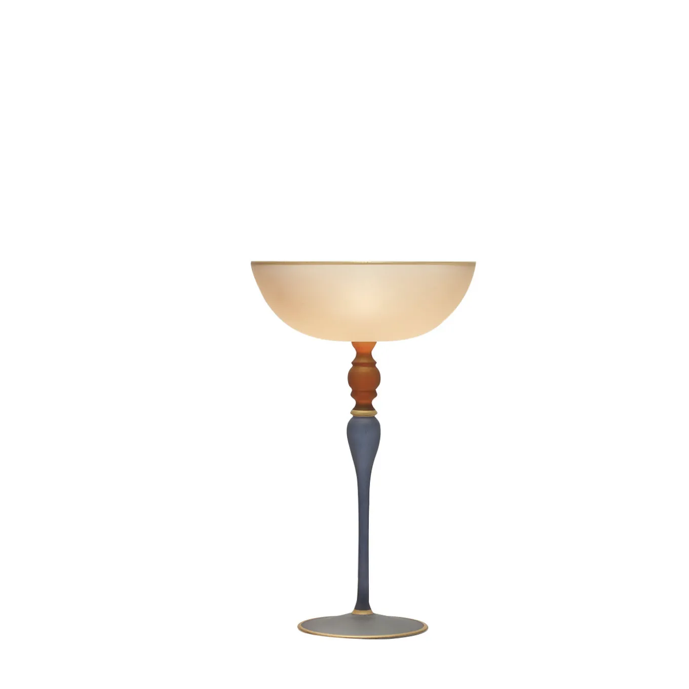 Coppa tricolore Arlecchino su stelo alto