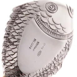 Coppia di saliere Pesciolini in argento Tiffany