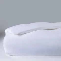 Copripiumino matrimoniale bianco Kanapa