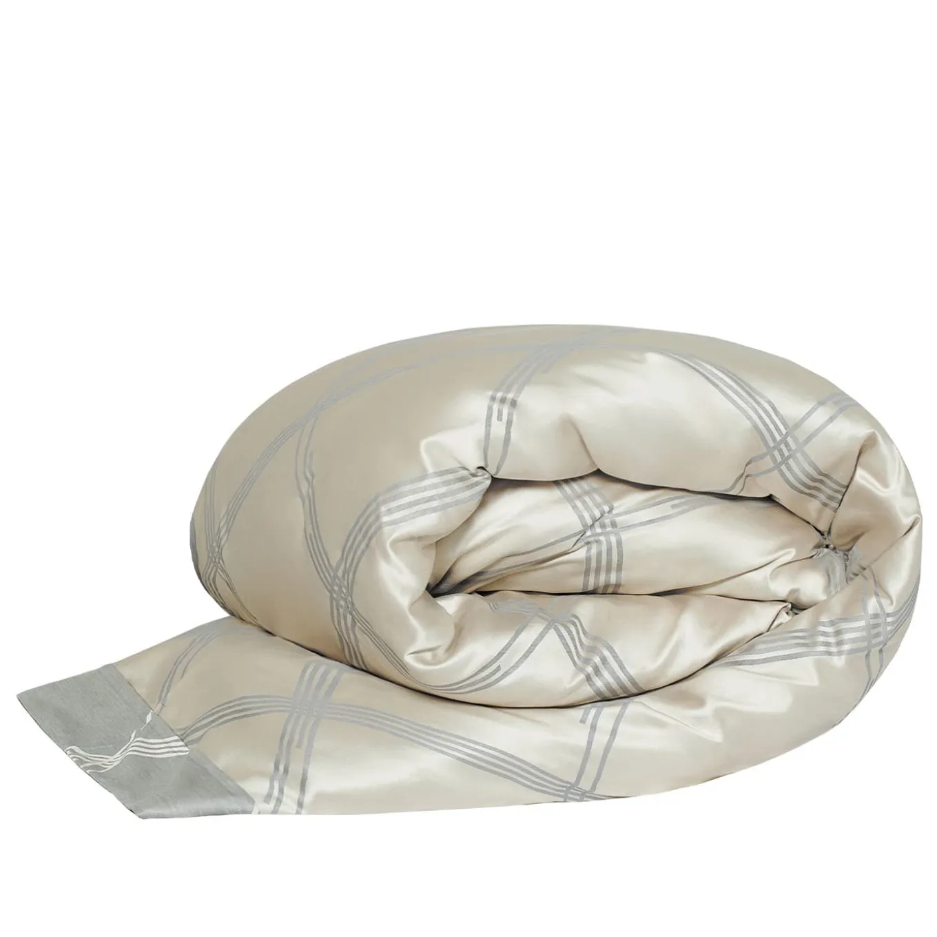 Copripiumino quattro generazioni Jacquard grigio US King