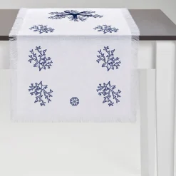 Corallo Blu Runner bianco con frange