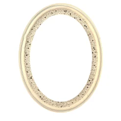 Cornice con boccioli d'argento