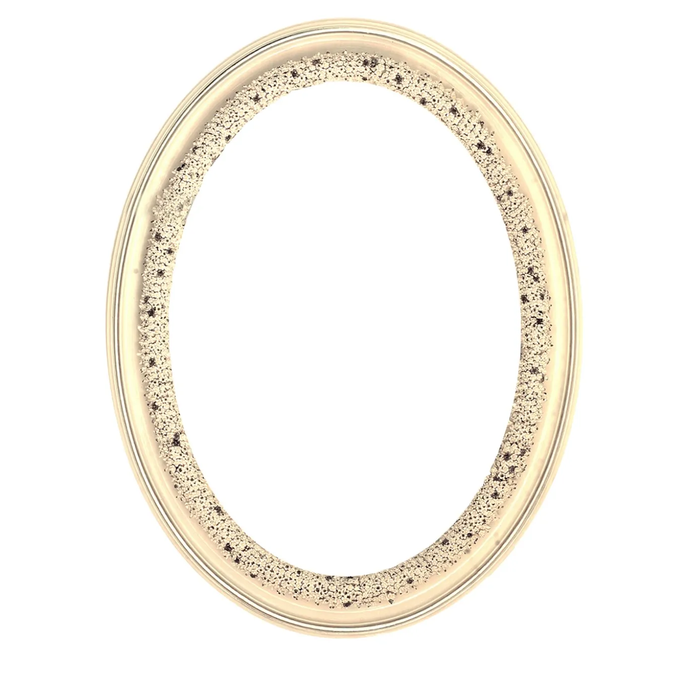 Cornice con boccioli d'argento