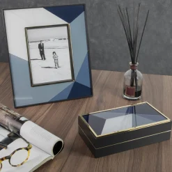 Cornice Grande Blu Mosaico