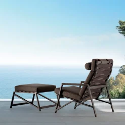 Cottage Poltrona da salotto grigia