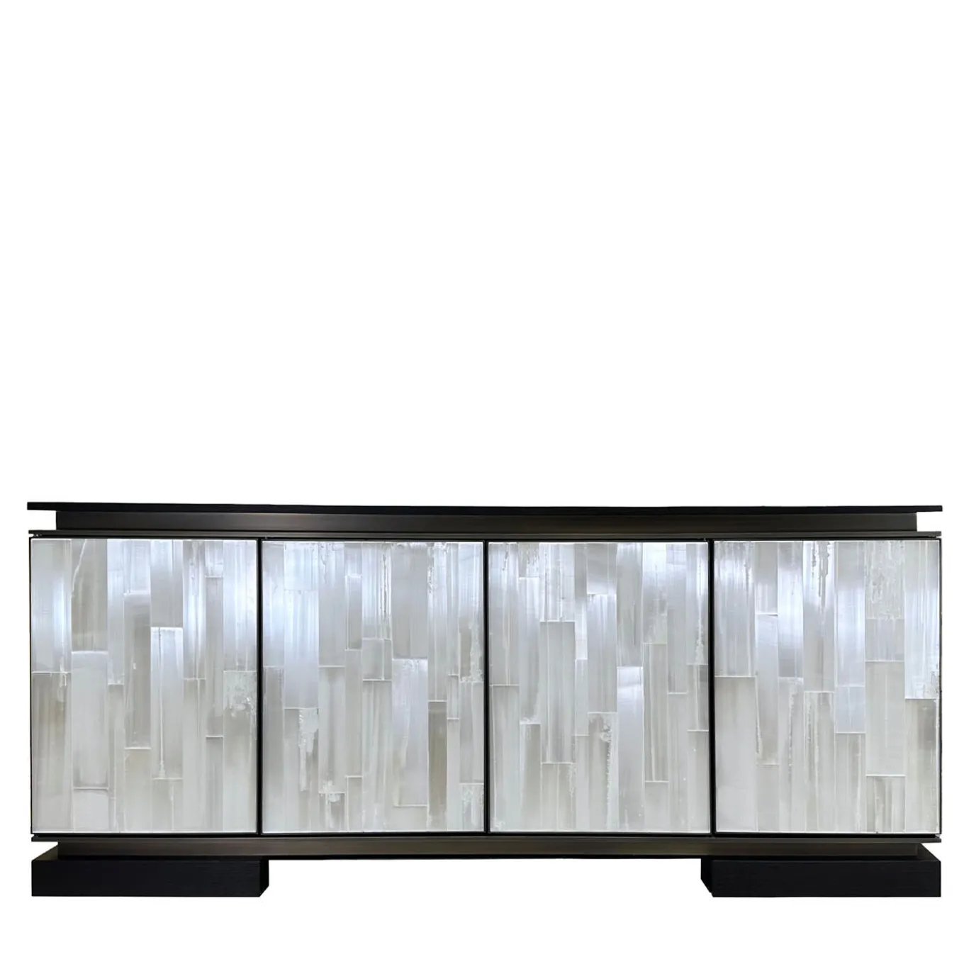 Credenza a 4 Ante After Hours in Rovere e Selenite
