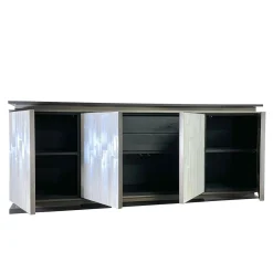 Credenza a 4 Ante After Hours in Rovere e Selenite