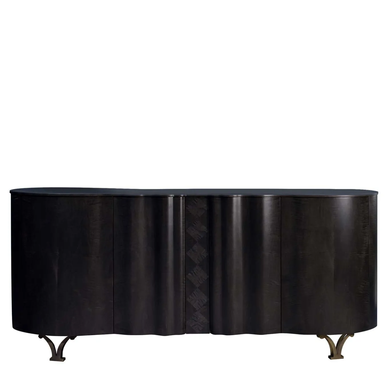 Credenza alta Mistral in sicomoro Frise