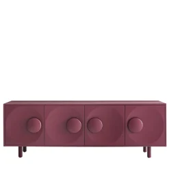 Credenza Bardot 4 porte rosso vino