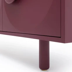 Credenza Bardot 4 porte rosso vino