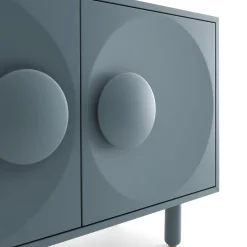 Credenza Bardot a 2 porte blu denim