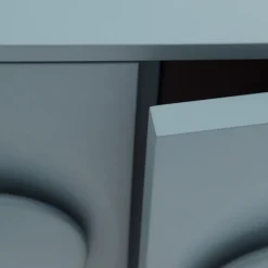 Credenza Bardot a 2 porte blu denim