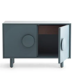 Credenza Bardot a 2 porte blu denim