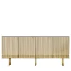 Credenza Elizabeth 183 in ottone lucido di Nathalie Dewez
