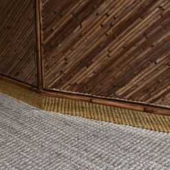 Credenza in Bambù e Ottone