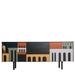 Credenza in legno policromo La Certosa