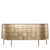 Credenza in ottone Yoroi di Alessandro Masturzo