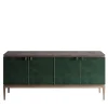 Credenza in pelle Nabuck