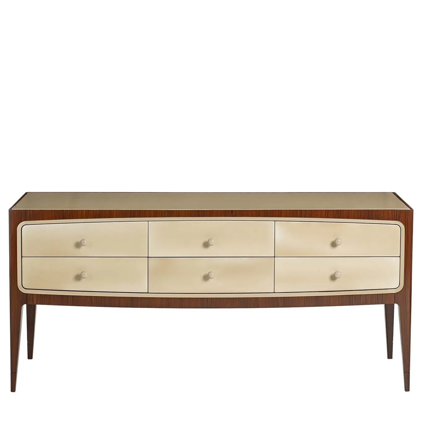Credenza in stile anni '60 in faggio con cassetti 8712