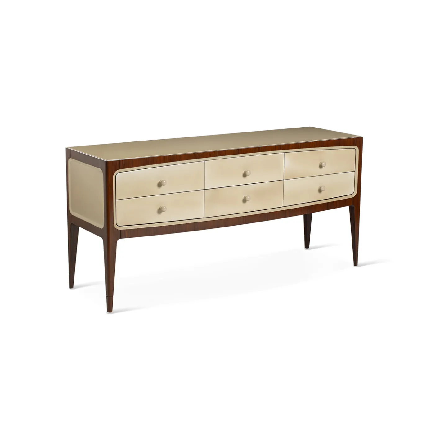 Credenza in stile anni '60 in faggio con cassetti 8712