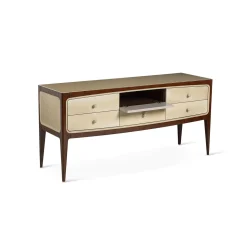Credenza in stile anni '60 in faggio con cassetti 8712