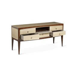 Credenza in stile anni '60 in faggio con cassetti 8712