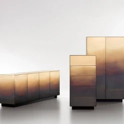 Credenza Marea 190 in ottone di Zanellato/Bortotto