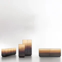 Credenza Marea 190 in ottone di Zanellato/Bortotto