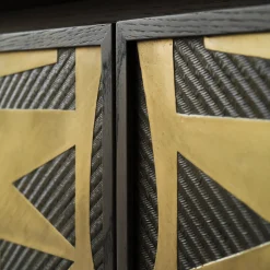 Credenza Mila in pittura astratta