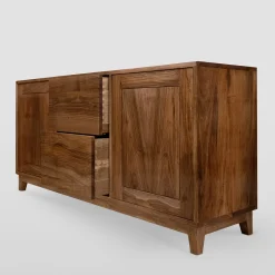 Credenza Minimalista in Noce