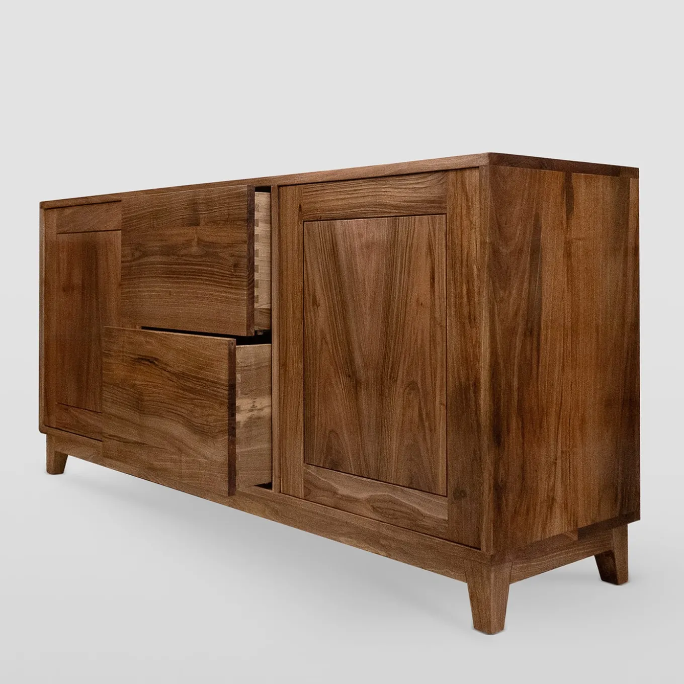 Credenza Minimalista in Noce