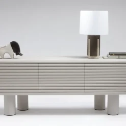 Credenza Scala bianca a 3 ante