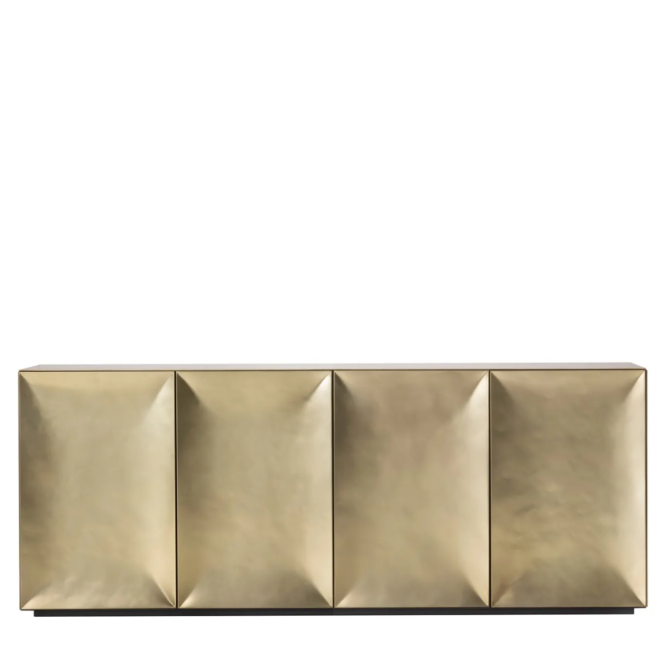 Credenza Sculpt 165 in ottone di Francesco Forcellini