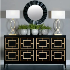 Credenza Zoe con gambe curve