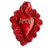 CUORE IN CERAMICA ROSSO PASSIONE