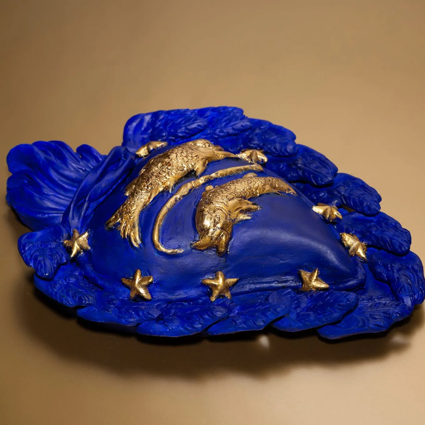 Cuore in ceramica Zodiaco Pisces