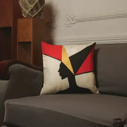 Cuscino Alena bifacciale policromo