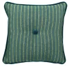 Cuscino Emerald Carré in tessuto jacquard a righe
