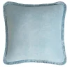 Cuscino Happy Soft Velvet Azzurro