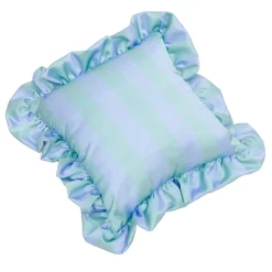 Cuscino in poliestere riciclato azzurro Bon Bon