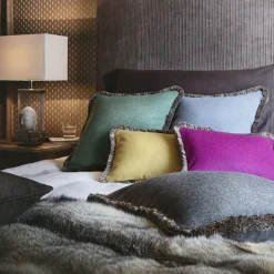 Cuscino rettangolare Mongolia Fucsia