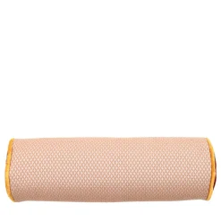 Cuscino Rullo in tessuto jacquard falso unito