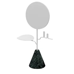 Custode Portagioie bianco/verde Guatemala con specchio