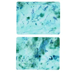 Dafne Set di 2 tovagliette in fibra di legno lucida stampata