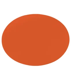 Dalì Spritz Arancione e Cappuccino Beige Tovaglietta rotonda morbida