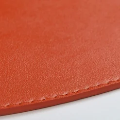 Dalì Spritz Arancione e Cappuccino Beige Tovaglietta rotonda morbida