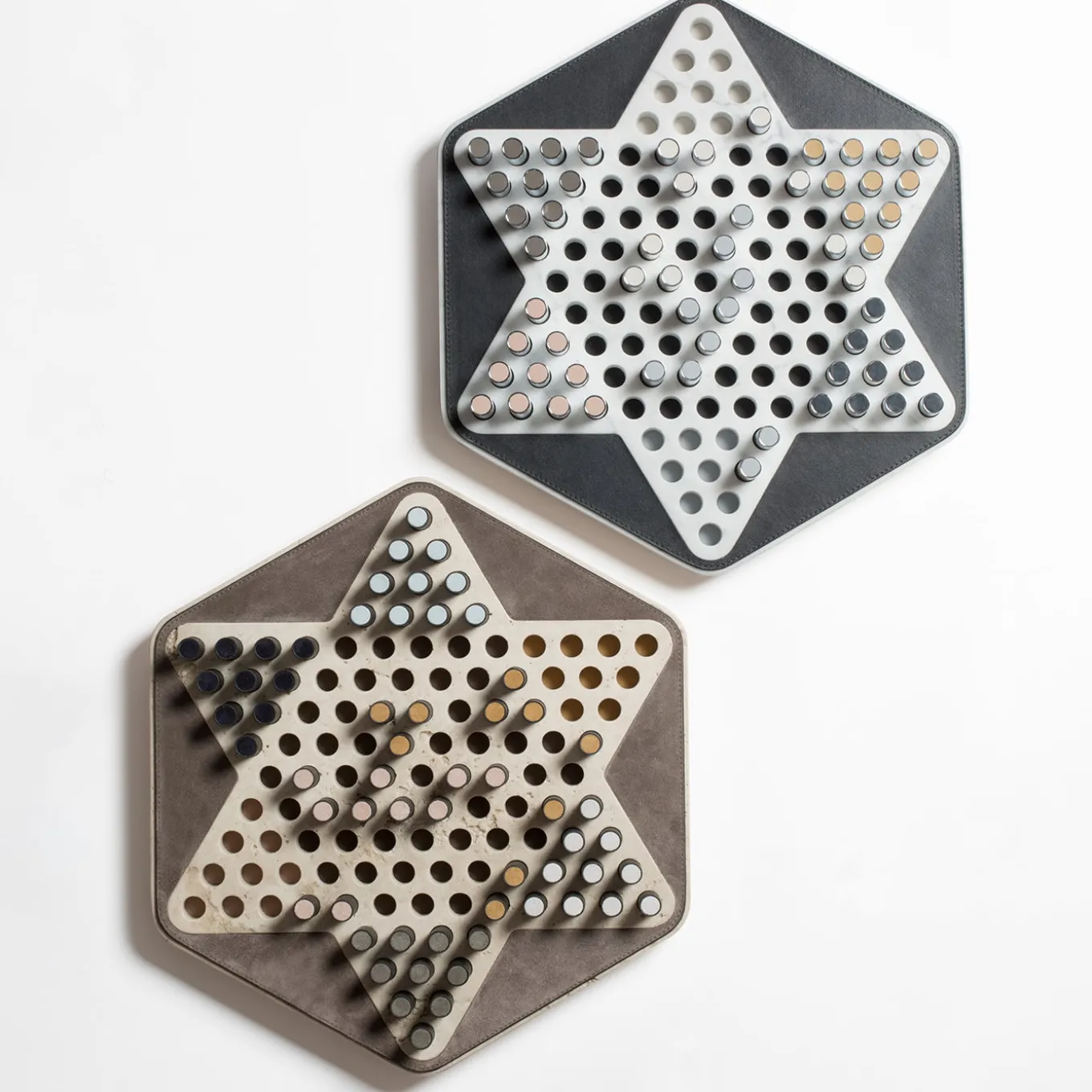 Dama cinese in marmo travertino Delos