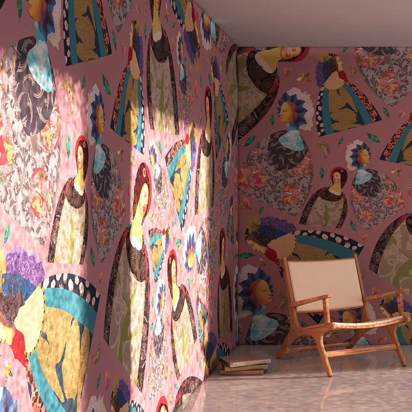 Dame de Rêve Rouge Luca Artioli Carta da parati